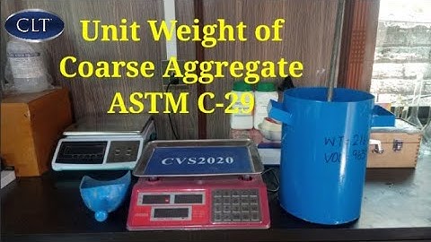 Unit Weight of Coarse Aggregate (Crush) Loose & Rodded | Adnan Khan | Urdu Hindi
