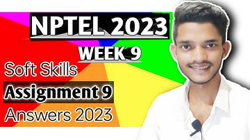 Nptel Soft Skills Assignment 9 Answers 2023 | Week 9 | Assignment 9 Soft Skills | Shahnawaz Creator