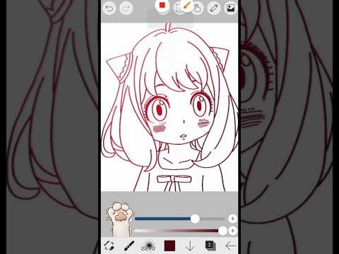خدع الرسم ببرنامج ايبس باينت بالموبايل    انمي