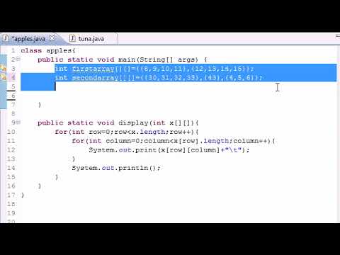 Java Programming Tutorial 34 of 87 (Table for Multi Arrays - YouTube ...