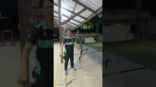 ข้างๆ เค้าดวลกันอยู่🍣 #archery #ยิงธนู #treesintown #archerylife