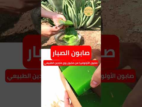 صابون الصبار الاولوفيرا الطبيعي من ماردين تركيا   علاج