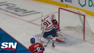 Evander Kane Scores First Goal With Edmonton Oilers Off Tipped Point Shot From Evan Bouchard