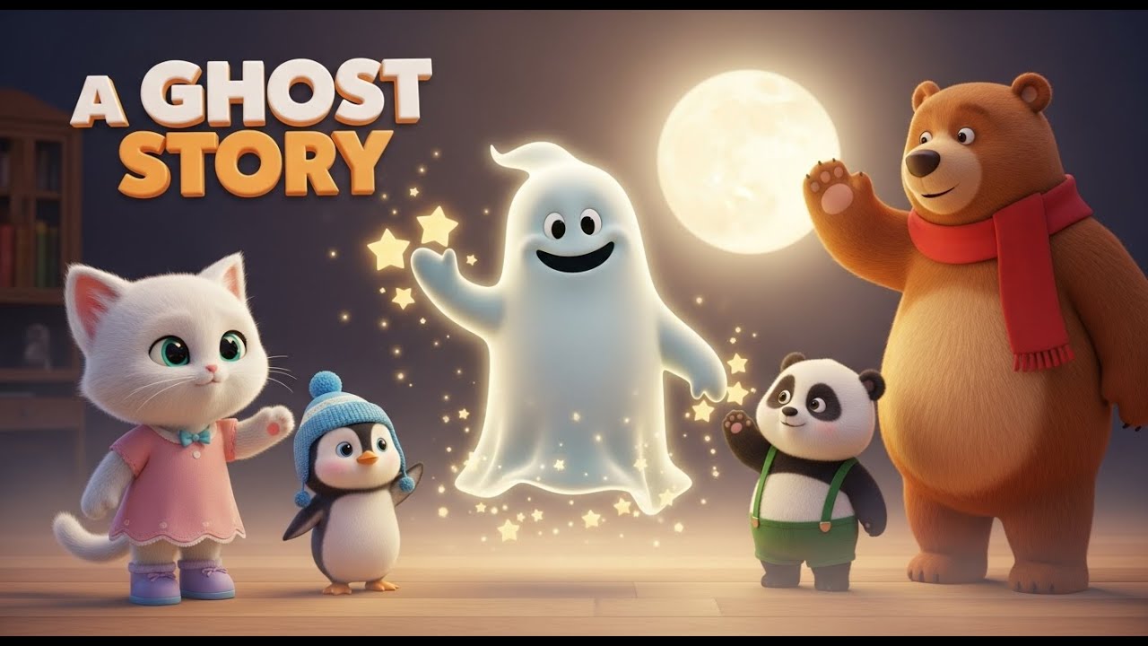 A Ghost Story | Kids Ghost Song  | Nursery Rhyme 👻 
