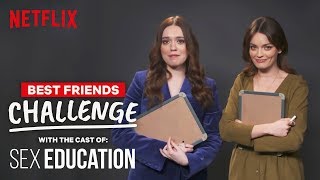 Sex Education Best Friends Challenge | Emma and Aimee Lou | Netflix