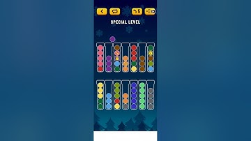 Ball sort special level after 3030