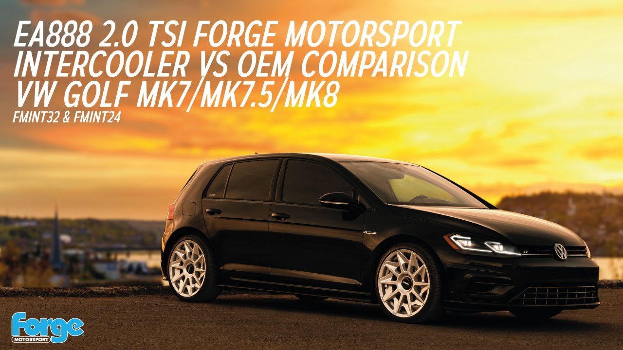 VW Golf MK7 Intercooler Comparison MOTORSPORT YouTube