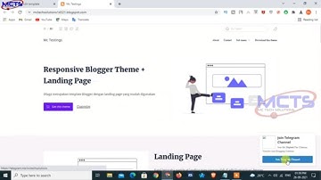 How To Add Telegram Join Button in Blogger | Sticky Telegram Join Button | Mc Tech Solutions