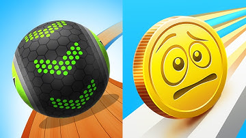 Going Balls Vs Coin Rush Android iOS Mobile Gameplay Walkthrough