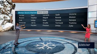 The Weather Channel Unveils the 2023-2024 Winter Storm Names List