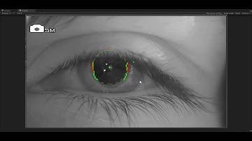 eye pupil tracker unity3d opencv