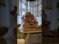 Ganpati decoration videos Ganpati flower decoration #trending videos #shortvideo #viralvideo