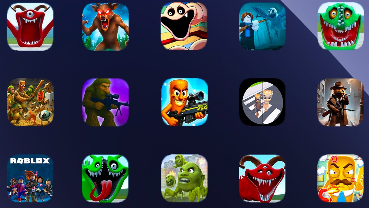 Meme Sniper, Poppy Playtime, Sandbox In Space, Sprunki, Garten Of Banban, Minecraft, Roblox,Game Mod