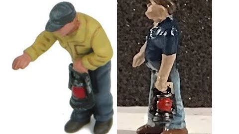 Re-build any O scale figures to create the scene you want