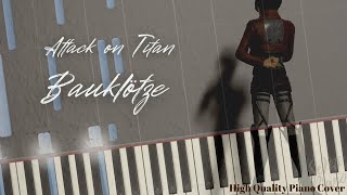 Download lagu [FULL] Attack on Titan - Bauklötze [Piano Cover]  [Tutorial] (Synthesia) 進撃の巨人 OST
