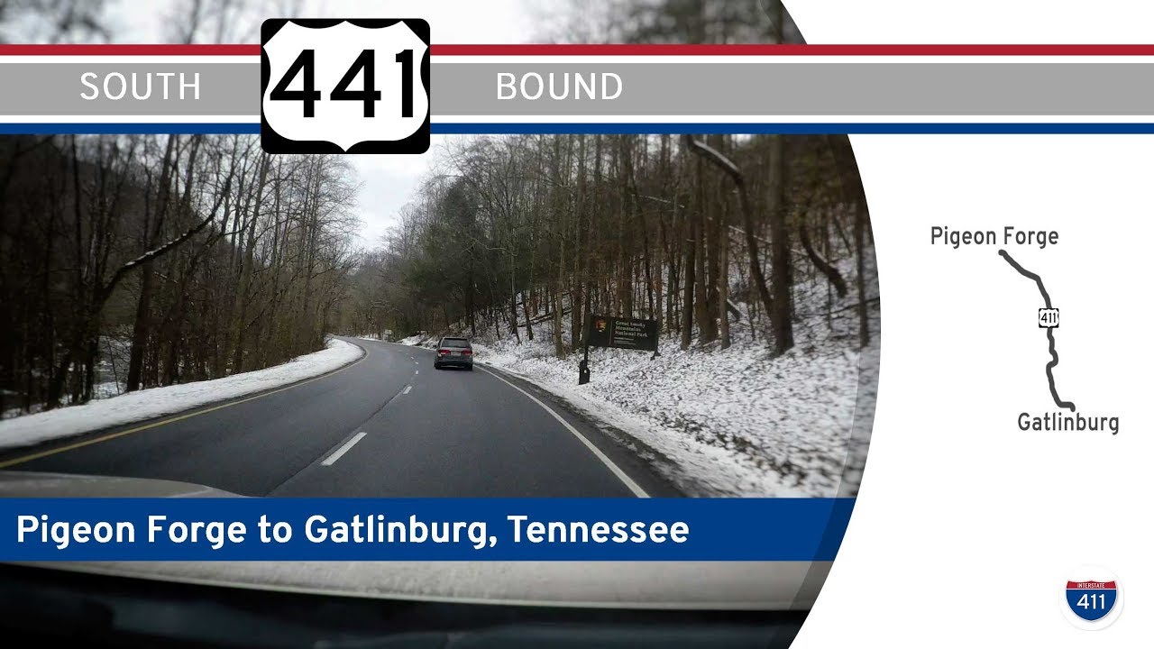 US Highway 441 South Pigeon to Gatlinburg, Tennessee Drive America's Highways 🚙 YouTube