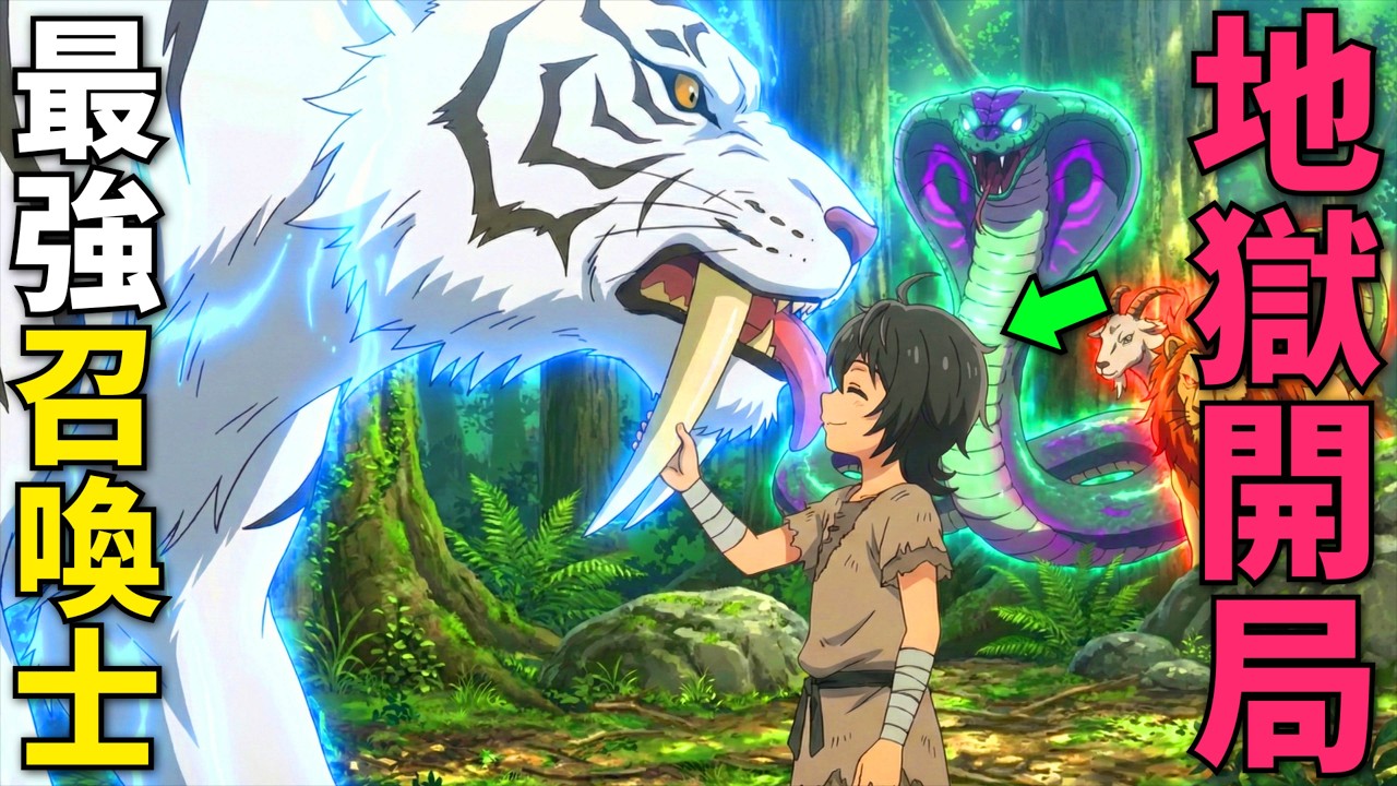 一月新番！遊戲大佬轉生成異世界農奴，覺醒稀有召喚士職業，耗時八年成為平民！地獄模式 ～喜歡挑戰特殊成就的玩家在廢設定的異世界成為無雙～ 第1-6話，動漫解說