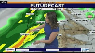 Weather forecast: Wet weather moves in Wednesday night and stays soggy thru Saturday