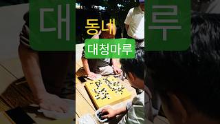 동네 대청마루.