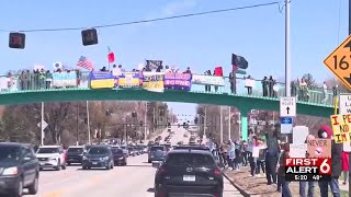 ‘Hands Off!’ protests against President Trump and Musk hit Omaha