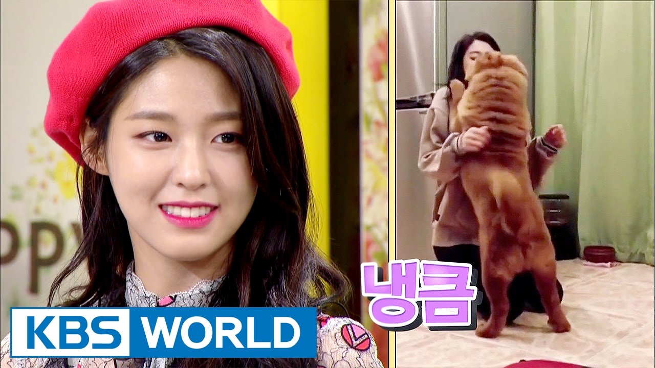 Seol Hyun danced to 'Excuse Me' in front of her dog, and...? [Happy Together / 2017.04.27]