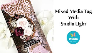 Mixed Media Tag With Studio Light