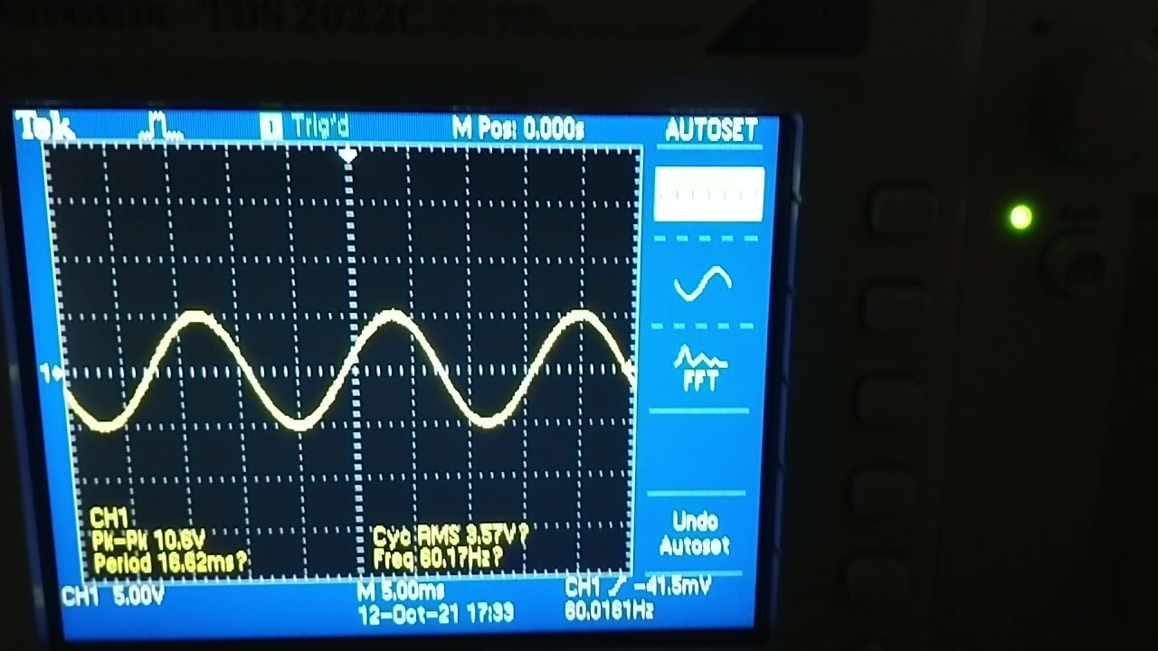 The grid-tied inverter before and after the saturation attack