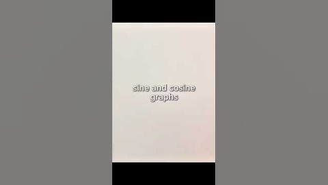 Determine the sine or cosine function given its graph