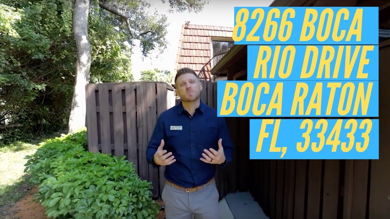 8266 Boca Rio Boca Raton Florida Real Estate Property Walkthrough