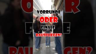 Finale oder Vorrunde rausfliegen?⚽️🇩🇪 #interview #fußball #meinung
