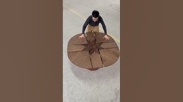 An extendable dining table is convenient and practical——Transformer table