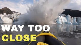 We almost DIED in Spencer Glacier calving  Alaska 2019