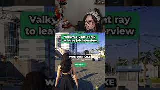 Valkyrae yells at ray to leave job interview #shorts