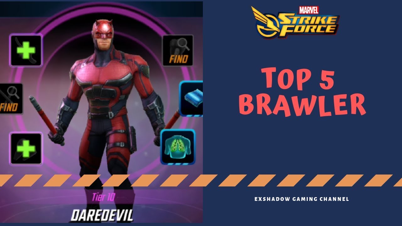 Marvel Strike Force Top 5 Brawler YouTube