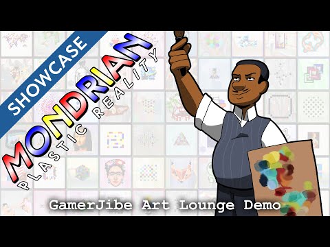 Mondrian - Plastic Reality: GJ Art Lounge Demo