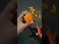 How to make Woolen Flower at Home | Diy | Marigold Flower Kese Banaye | woolen craft ideas |