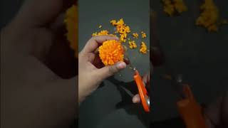 How to make Woolen Flower at Home | Diy | Marigold  Flower Kese Banaye | woolen craft ideas |