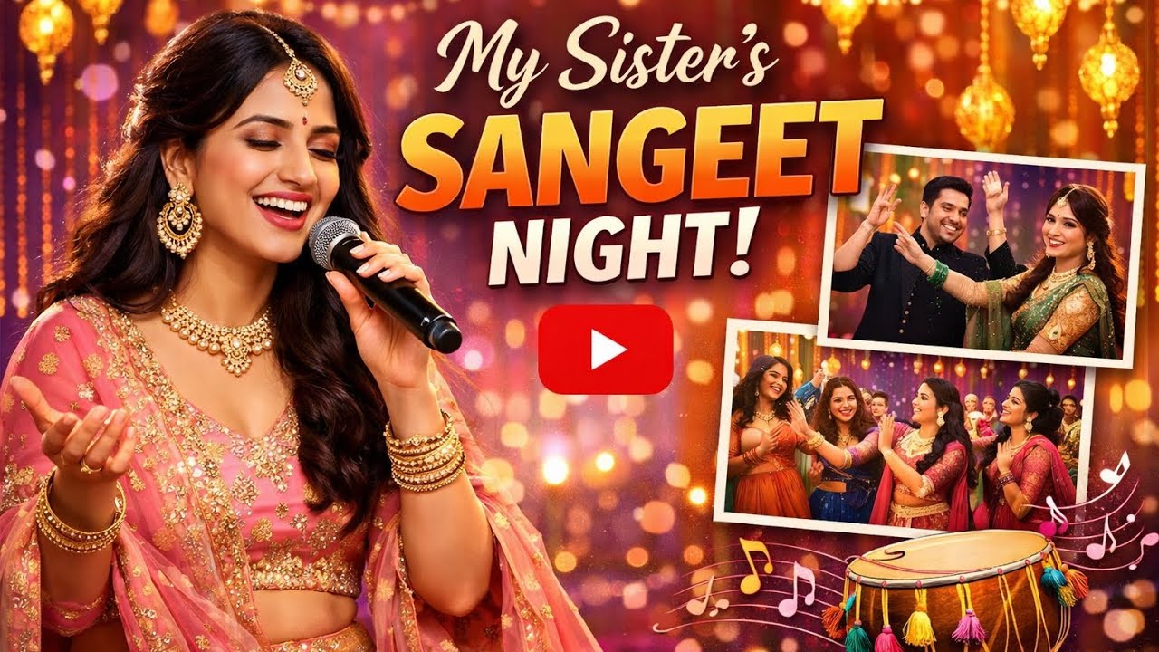 My Sister’s Sangeet Night 💃✨ | Full Celebration & Fun