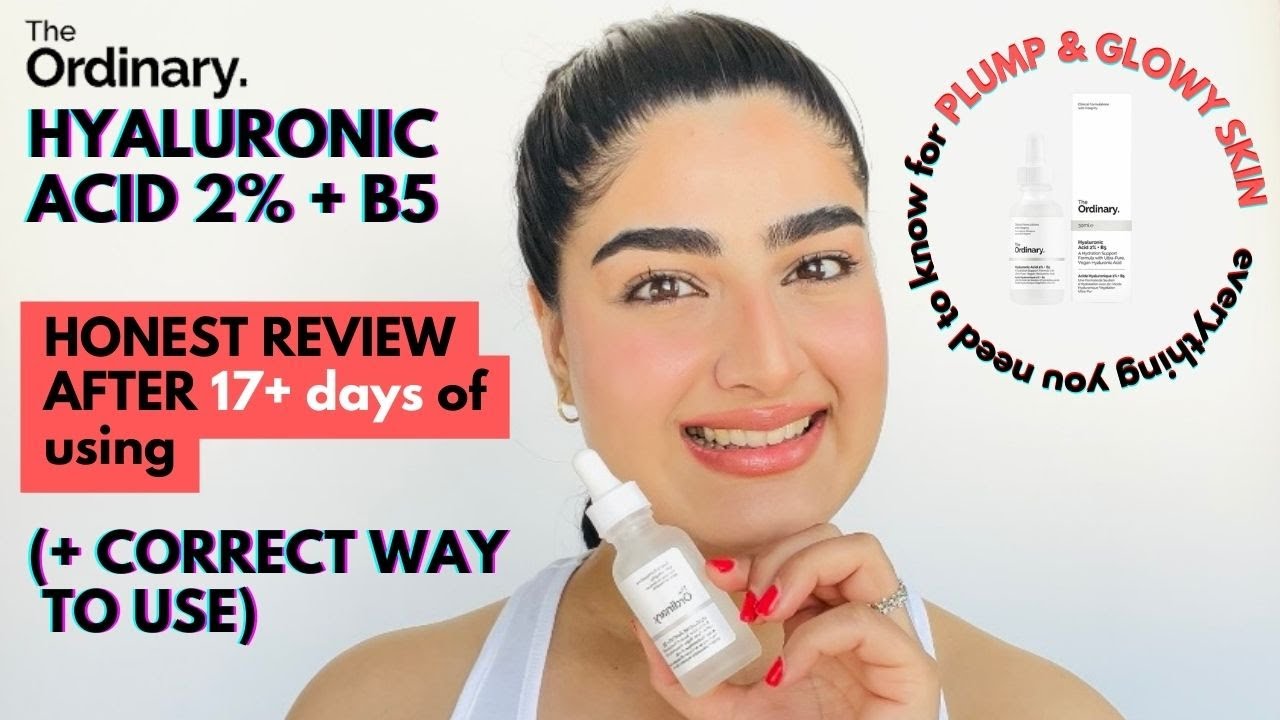 Honest Review The Ordinary Hyaluronic Acid 2 + B5 Correct way to use