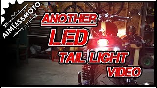 British Customs Tail Tidy Modification | Triumph Thruxton 900 | LED Tail Light @AimlessMoto