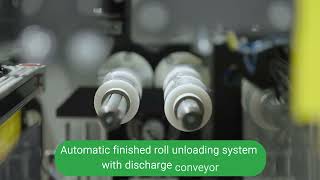 KRAM PSTG – High-Speed Automatic Rewinder for Hand Rolls and Mini Rolls
