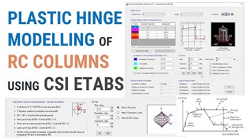 24 - ASCE/SEI 41-17 Plastic Hinge Modelling of RC Columns using CSI ETABS