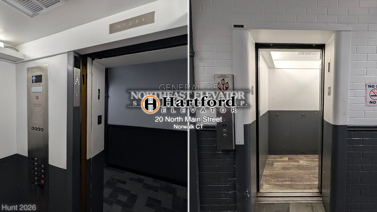 FRESH MOD | Hideous General (mod Hartford) Hydraulic Elevator | 20 North Main Street, Norwalk CT