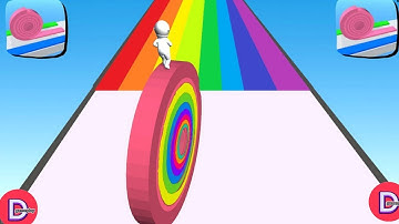 Canvas Run Game ALL LEVELS! Walkthrough Gameplay #gamesvlog #marblerun #satisfyingvideos