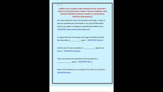 HAZMAT TECH III EXAM LATEST 20252026 ACTUAL EXAM WITH COMPLETE QUESTIONS AND CORRECT DETAILED ANSWER