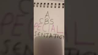 A Custom Cbs Special Presentation Logo For 20288