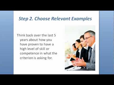How to Respond to Key Selection Criteria