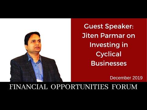 Guest Speaker: Jiten Parmar on Investing in Cyclical Businesses
