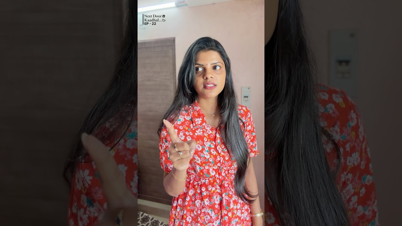 Next Door Kaadhal Episode - 22🥰 | Wait for twist 😅  #shorts #jennimj #ytshorts
