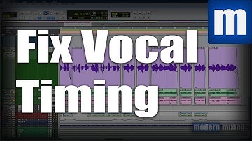 How to Fix Vocal Timing Issues the Tedious Way - ModernMixing.com